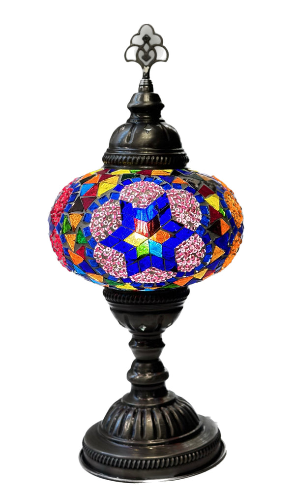 Mosaic Table Lamp - Colorful Rhapsody