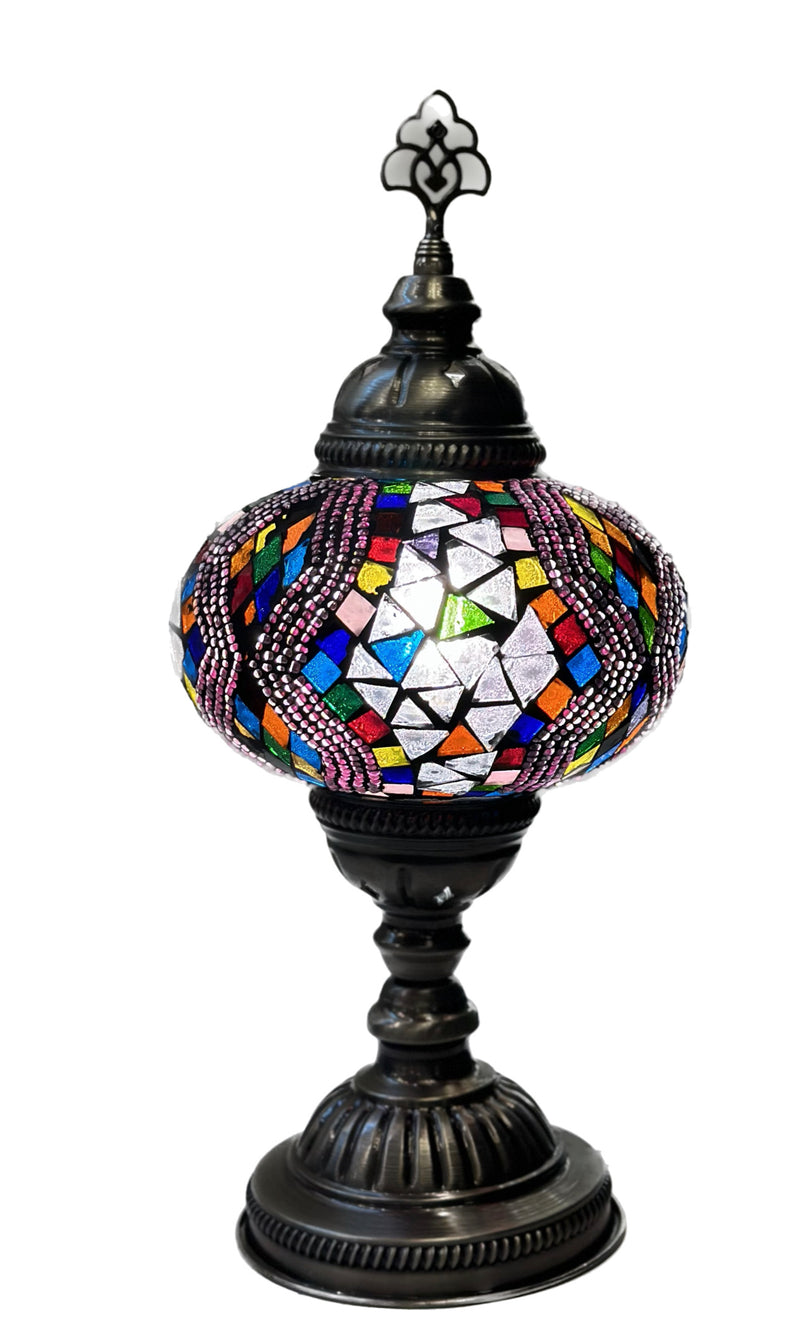Mosaic Table Lamp - Kaleidoscope Dreams