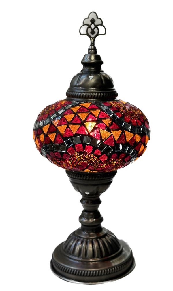 Mosaic Table Lamp - Flame Fusion