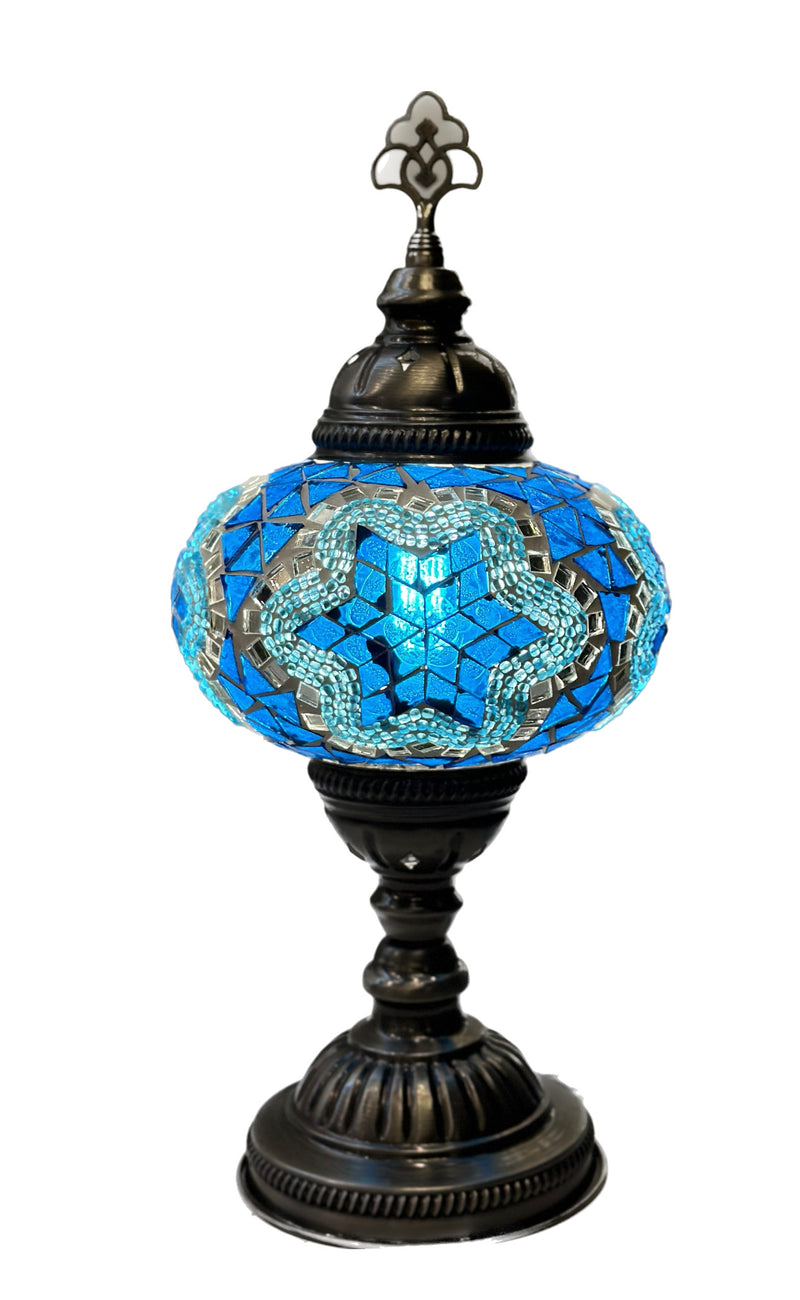 Mosaic Table Lamp - Azure Starlight