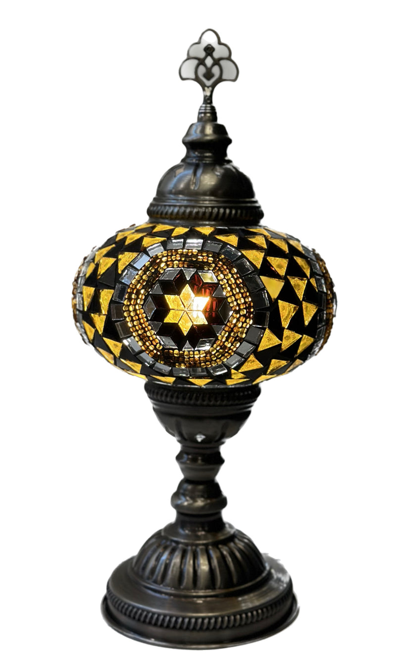 Mosaic Table Lamp - Luminous Gold