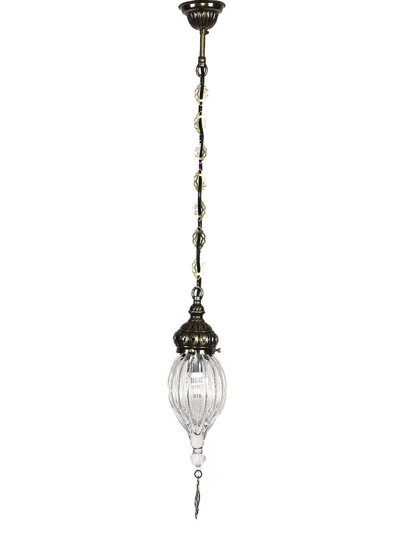 Clear Glass Hanging Lamp