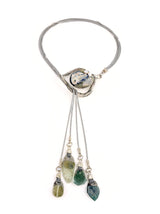 Wrap Through Silver Necklace