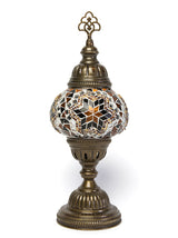 Mosaic Table Lamp, Small Gold Star