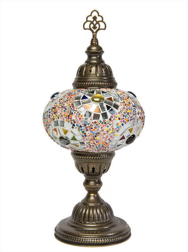 Mosaic Table Lamp, Multi-Colored