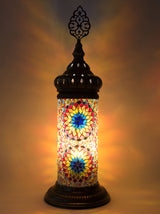 Mosaic Cylinder Table Lamp Multi-Colored