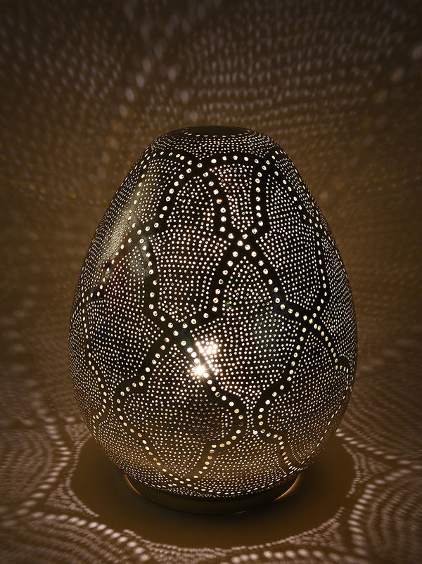 Metal Table Lamp - Oval