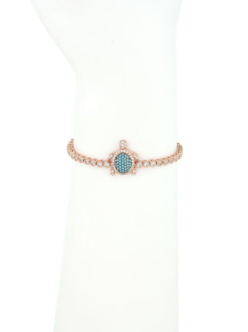 Adjustable Bracelet, Turtle Charm
