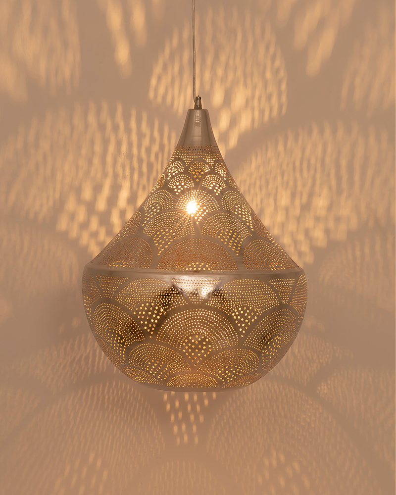 Cone-Shaped Metal Hanging Lamp (various sizes) - GOLD 2