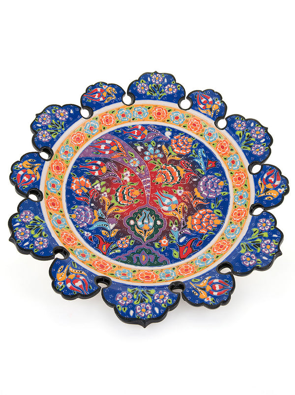 Decorative Plate 11.5" Dark Blue