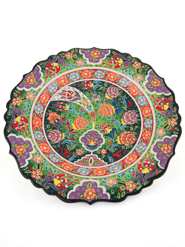 Decorative Plate 12" Green