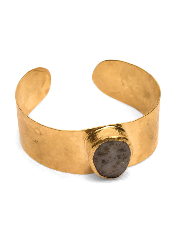 Bronze Bracelet - 21ct gold plated