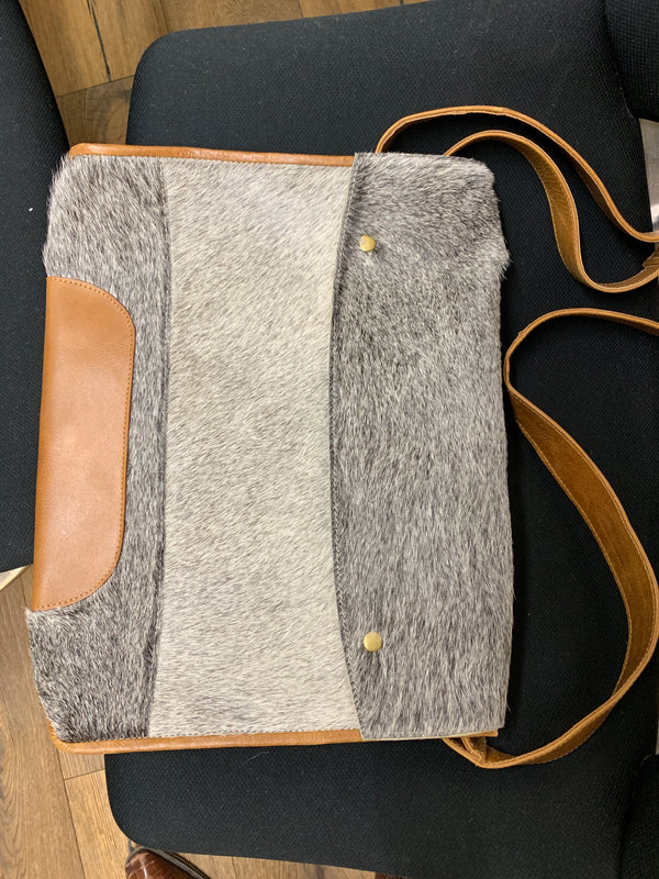 Cowhide leather- messenger bag